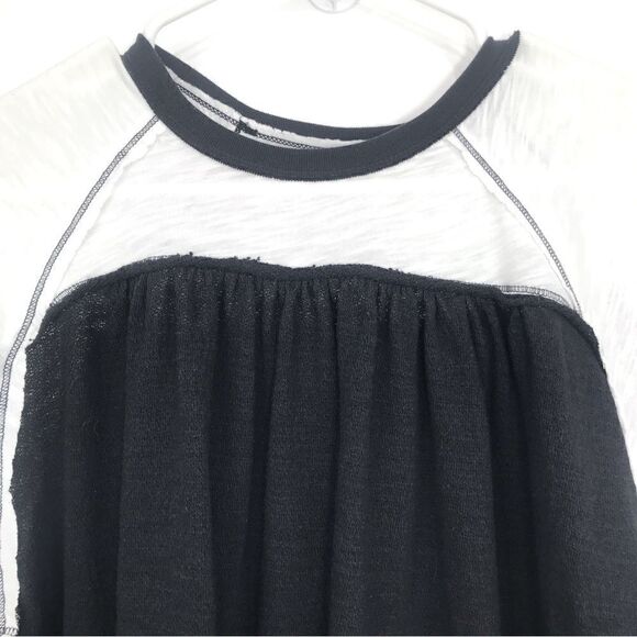 We The Free Free People Friday Fever Mixed Media Top - Picture 6 of 13